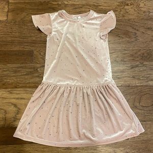 Velvet dress with sparkle details